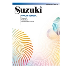 Suzuki Violin School Violin Part Volume 5