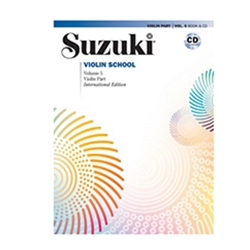 Suzuki Violin School Violin Part Volume 5 Book with CD
