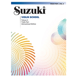 Suzuki Violin School Violin Part Volume 6