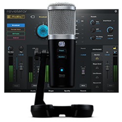 Presonus REVELATOR USB Microphone w/ Studio Live Voice Processing and Loop back
